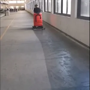 Hotel Restaurant Hospital Supermarket Auto Scrubber Machine Efficient Indoor Clean Hand Push Electric Floor Scrubber